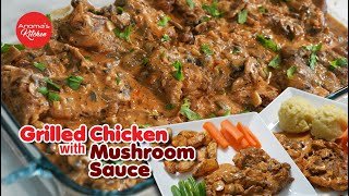 grilled-chicken-with-mushroom-sauce